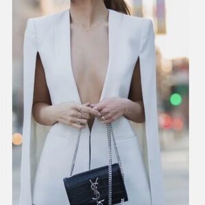 BCBGMaxAzria Classic White Blazer